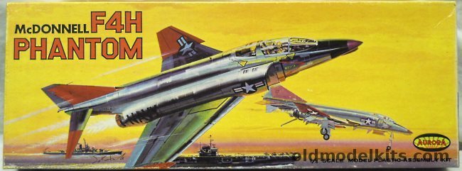 Aurora 1/48 McDonnell F-4H Phantom, 394-250 plastic model kit